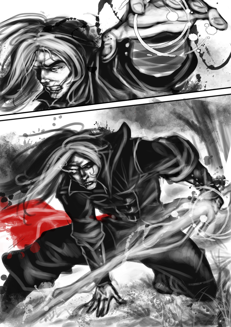 Redraw of old Tales of Pylea comic